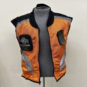 Icon Motorsports Men's Reg Sz. Mil-Spec Mesh Safety Vest Motorcycle Pockets FS